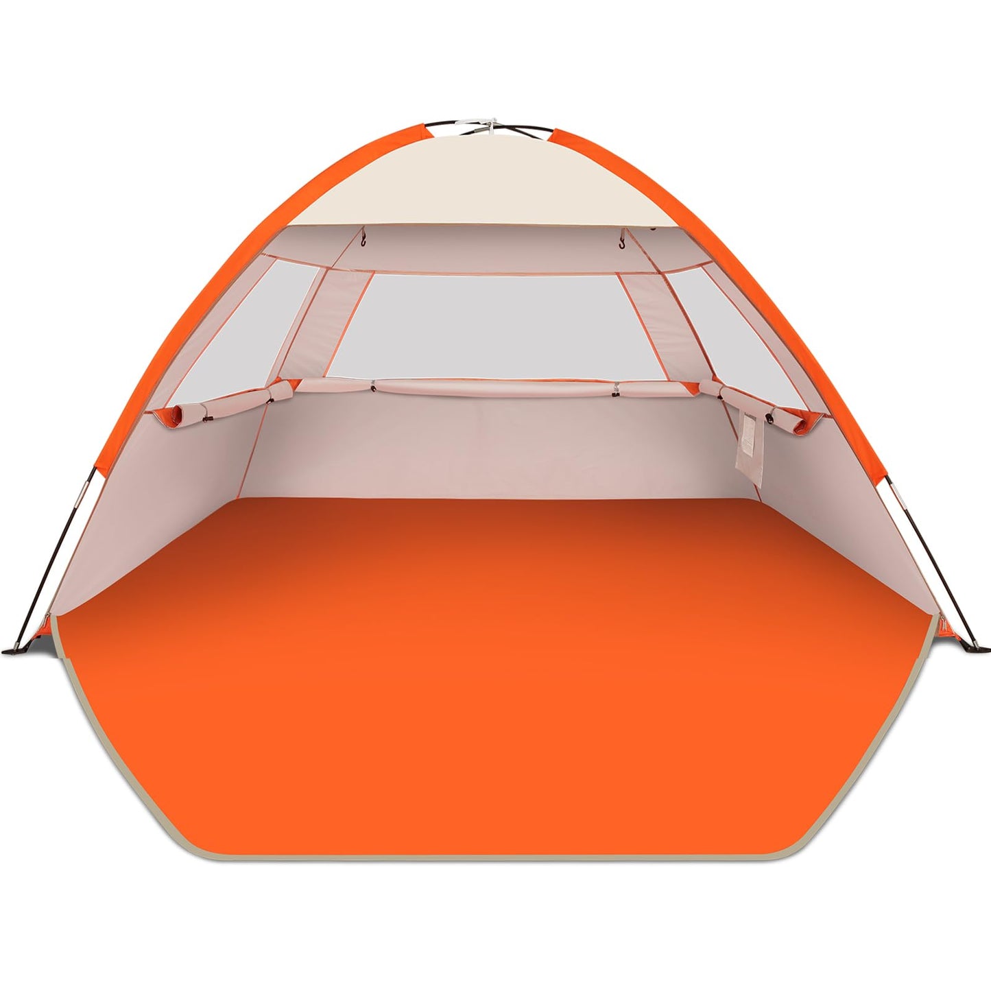 Gorich Beach Tent Sun Shelter for 3/4-5/6-7/8-10 Person with UPF 50+ UV Protection, Lightweight & Easy Setup Beach Shade Canopy, Portable Beach Shade Tent Beach Cabana