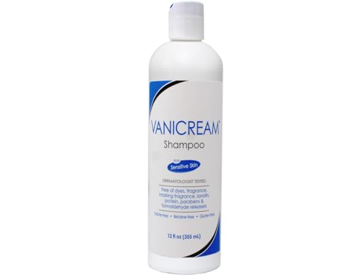 Vanicream Shampoo and Conditioner Set For Sensitive Skin - Dermatologist Tested - Set of 4 (2 Each) (12 Oz)
