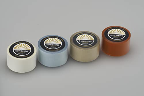 Lace Front Hold Wig Adhesive Tape Roll, Hair Replacement Toupee Tape (1" x 12 yds)