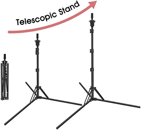 Mannequin Head Stand, Upgrade Foldable Wig Stand Tripod for Cosmetology Hairdressing Training, Metal Adjustable Wig Head Stand with Wig Caps, T-Pins, Comb, Hair Clips