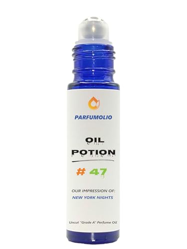 Oil Potion # 47 Inspired by New York Nights Unisex Uncut Grade A Fragrance Body Oil Dupe Concentrated Long Lasting Roll-On 10ml / 0.33 oz