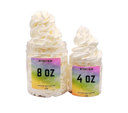 Caramel Apple Whipped Body Butter, natural lotion, organic, 4oz jar, made with shea butter, mango butter, coconut oil, almond oil