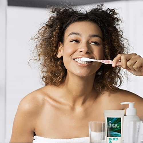 Desert Essence Natural Tea Tree Oil and Neem Toothpaste, Wintergreen,6.25 Oz, Pack of 3