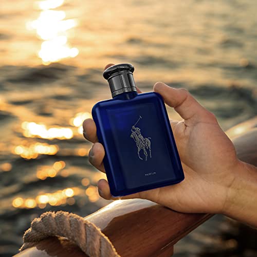 RALPH LAUREN FRAGRANCES - Polo Blue - Parfum - Men's Cologne - Aquatic & Fresh - With Citrus, Oakwood, and Vetiver - Intense Fragrance