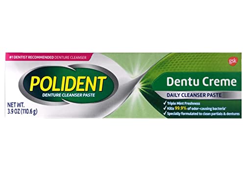 Polident Dentu-Creme, 3.9-Ounce (Pack of 6) by GlaxoSmithKline