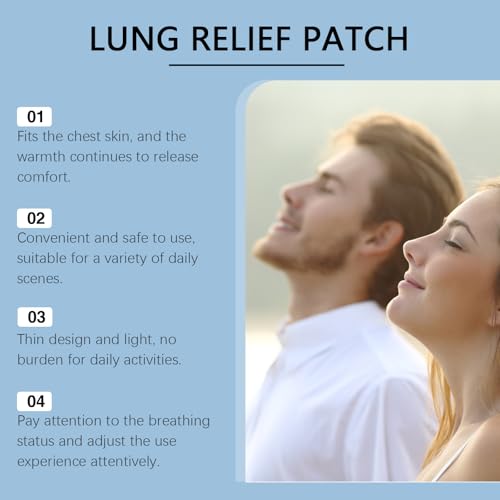 Lung Cleanse Patches - Soothing Care Patch To Improving Respiratory Function, Assist In Reducing Local Discomfort And Pain (1-Pack)