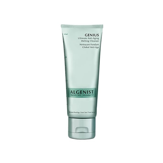 Algenist GENIUS Ultimate Anti-Aging Melting Cleanser, Travel Size - Milky Cleansing Oil for Makeup Removal with Avocado & Microalgae Oil - Non-Comedogenic & Hypoallergenic Skincare (1.5 oz)