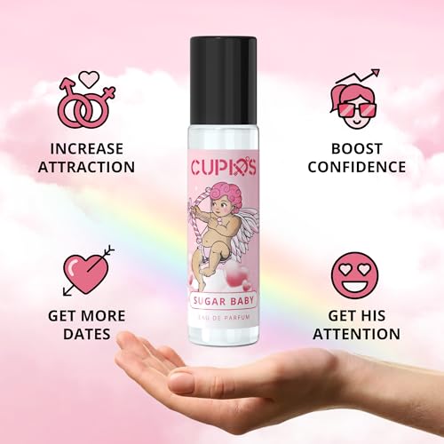 Sugar Baby Pheromone Perfume for Women 10ml - Infused with PheroPureVXN™ Floral Fruity Scent Original Pheromone Fragrance Roll On Perfume