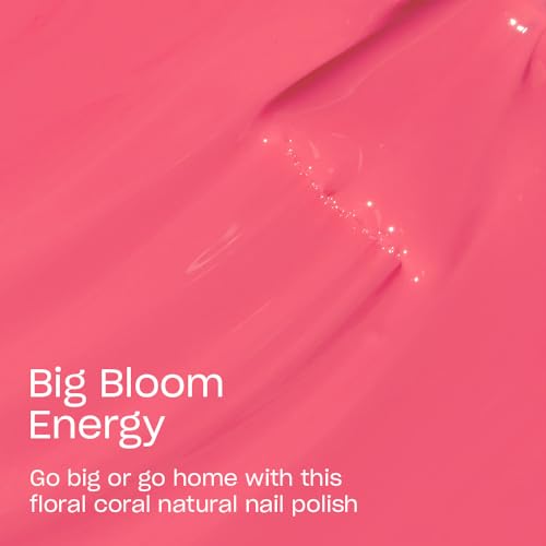 OPI Nature Strong Natural Origin Nail Polish | Opaque Bright Red & Orange Crème Eco-Friendly Nail Polish | Plant Based, Vegan, Cruelty Free