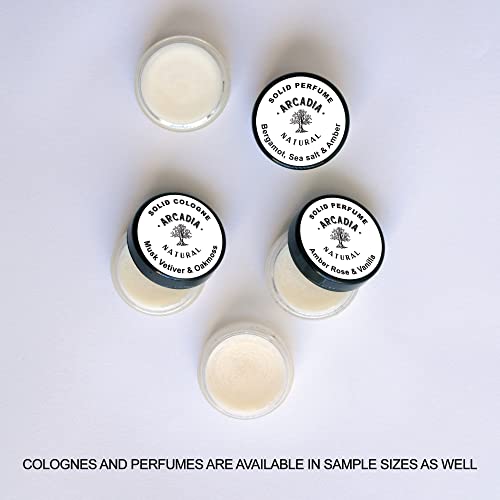 Jasmine, Bergamot and Patchouli - Handcrafted with natural oils and butters, Vegan and alcohol-Free perfume
