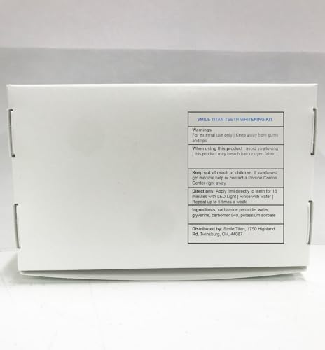 Teeth Whitening Gel Refill 4X Syringes 44% Carbamide Peroxide