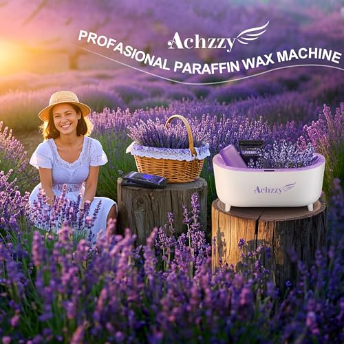 Paraffin Wax Machine for Hands and Feet, 5000ml Professional Wax Warmer with Temperature Control, Smart Heating, Stainless Steel Inner Pot, Moisturizing Hot Wax Bath with Refills for Skincare