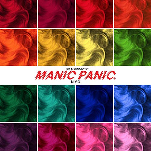 MANIC PANIC Flash Lightning Hair Bleach Kit - Bleach Powder + 30 Volume Developer - Hair Lightener for Dark Shades - Lifts Up to 5 Levels - Achieve Medium to Light Blonde - Vegan & Cruelty-Free (2 pk)