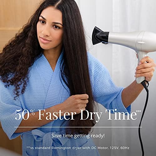 REMINGTON Shine Therapy Argan Oil & Keratin Hair Dryer/Blow Dryer