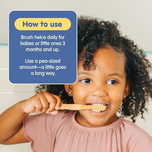 TUBBY TODD Fluoride Free Kids Toothpaste - Made with Xylitol - Safe Toothpaste for Baby, Toddler, Infant & Children - 4oz, 2 Pack - Watermelon Flavor
