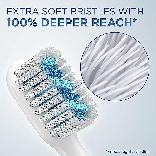 Oral-B Clic Toothbrush Sensitive Clean Replacement Brush Heads, Black, 2 Count (Pack of 3)