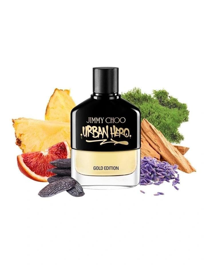 JIMMY CHOO Urban Hero Gold Edition, EAU DE Parfum Spray 3.3 OZ
