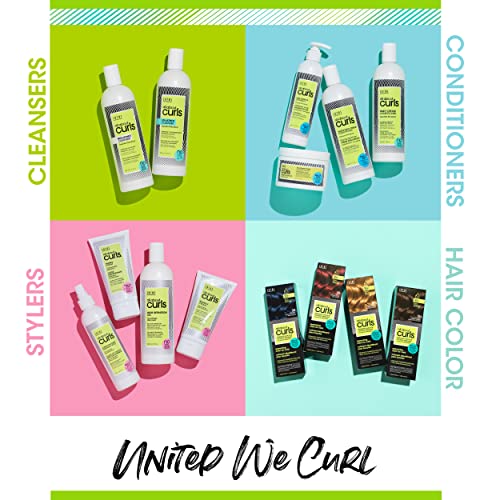 ALL ABOUT CURLS Smoothing Cream | For Curly Hair Styling | Moisturize, Define & Enhance Texture | Reduce Frizz & Boost Shine | Controllable Definition | Vegan & Cruelty Free | Sulfate & Paraben Free