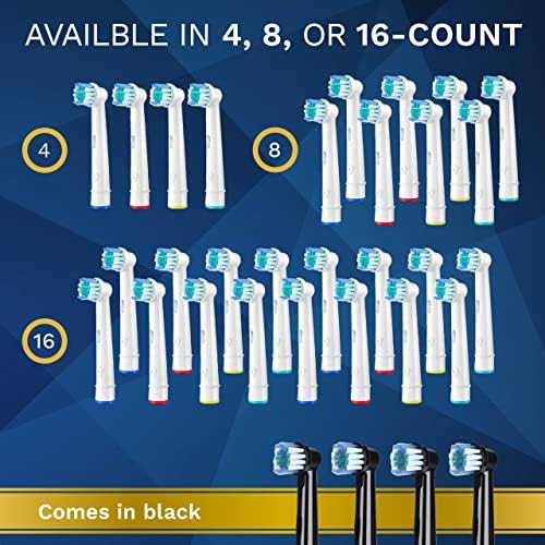 Replacement Toothbrush Heads Compatible with Oral B - 16 Pack Aster Toothbrush Head Compatible with Oral B Braun Professional Electric Brush Heads Refill for 7000/Pro 1000/9600/ 5000/3000/8000