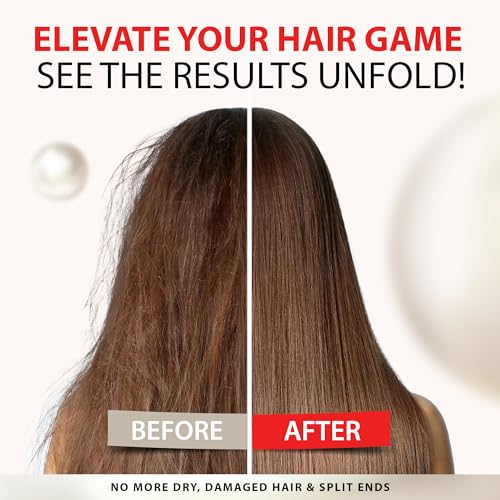Professional Keratin Hair Mask - Made in USA - Nourishment Treatment for Hair Repair & Beauty - Biotin Collagen Coconut Oil & Pro-Vitamin B5 Protein Mask - Hair Vitamin Complex