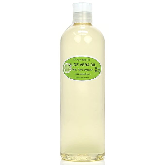 Dr Adorable - 16 oz - Aloe Vera Oil - 100% Pure Natural Organic