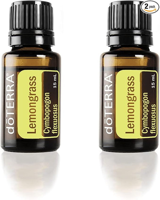 doTERRA - Lemongrass Essential Oil - 15 mL - 2 Pack