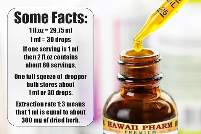 Sarsaparilla Alcohol-Free Liquid Extract, Sarsaparilla (Smilax Medica) Dried Root Glycerite Natural Herbal Supplement, Hawaii Pharm, USA 2 fl.oz