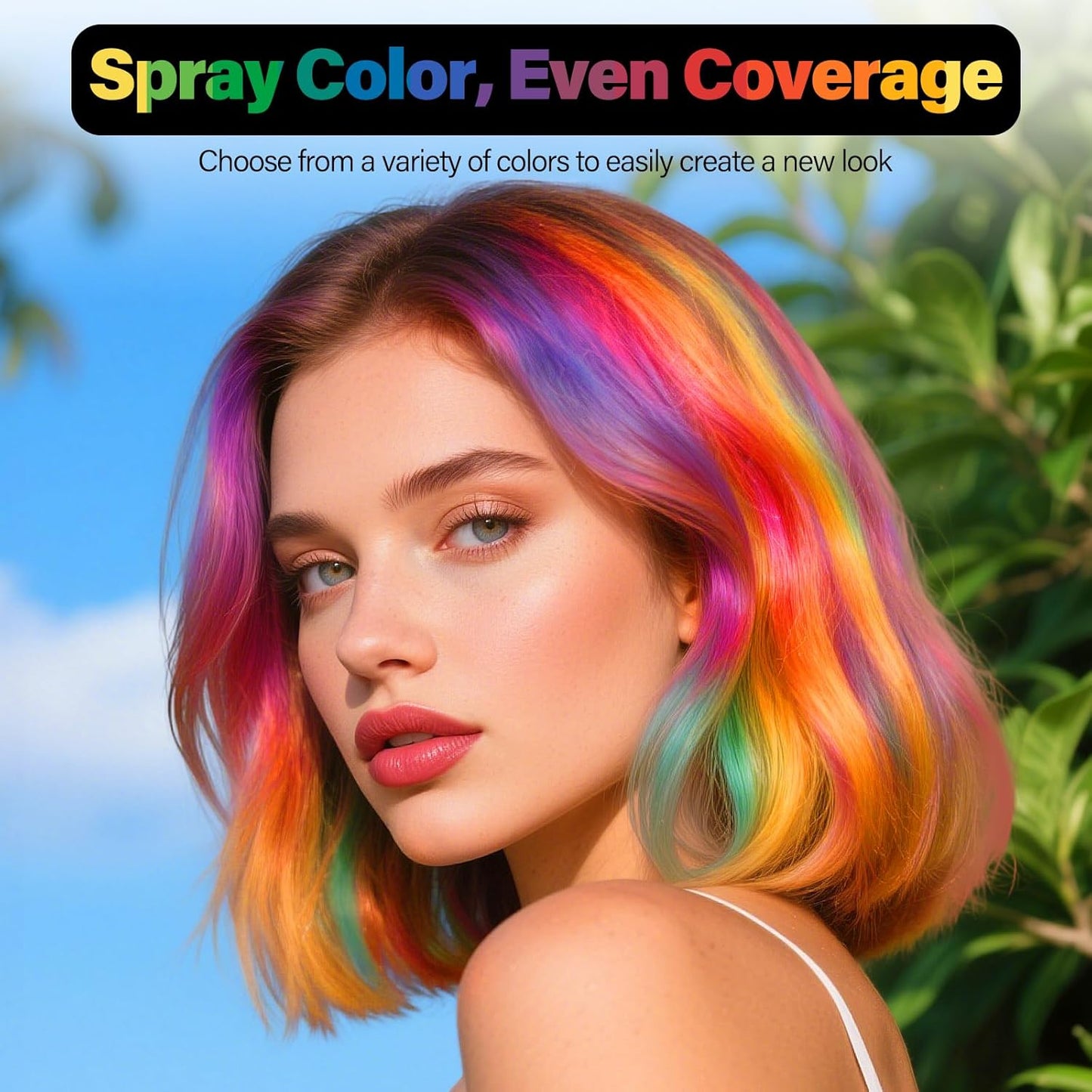Temporary Hair Color Spray For Kids Women Men, Temporary Hair Dye Washable Hair Color Wax Non-Sticky For Cosplay Party DIY, Christmas Party, Halloween Crazy Hair Day(Blue, 4.06 oz)
