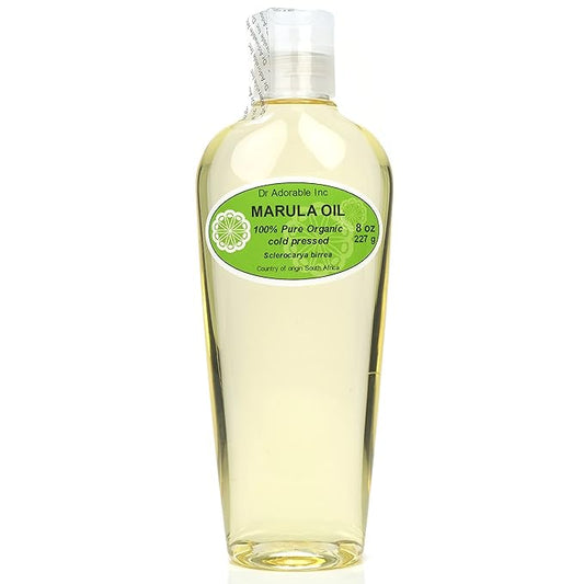 Dr Adorable - 8 oz - Marula Oil - 100% Pure Natural Organic Cold Pressed