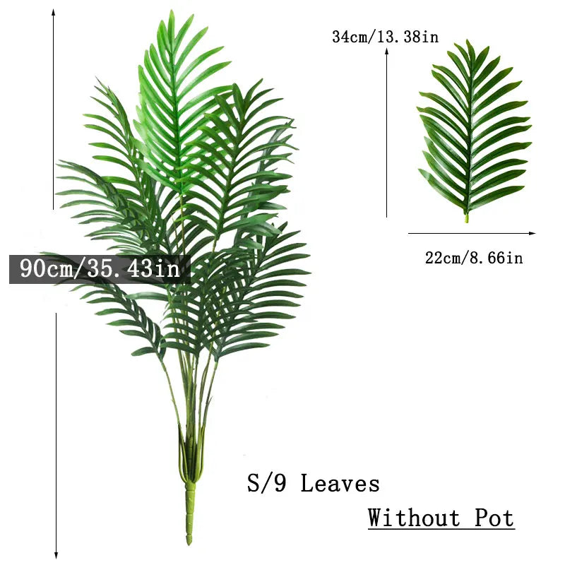 Large Artificial Palm Tree – Tropical Home Decor