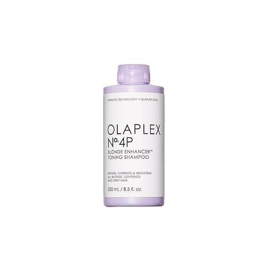 Olaplex No. 4P Blonde Enhancer Purple Toning Shampoo, Repairs, Hydrates, & Brightens All Blonde, Lightened, Grey Hair, 8.5 fl oz