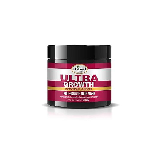 Difeel Ultra Growth Basil & Castor Hair Mask 12 oz.