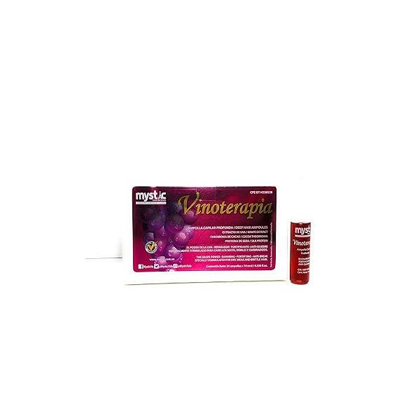 Vinoterapia Deep Hair Ampoules (Pack of 7) - Unisex-Adults, Clear/Transparent, Unscented, Liquid, Women