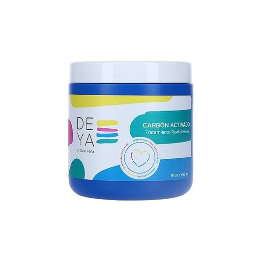 DEYA Carbon Activado- Activated Charcoal Mask for Deep Hydration and Repair Very Damaged Hair Split Ends (16 OZ)